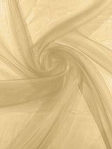 Crystal Organza Nylon Polyester Fabric - Sheer, Lightweight, 59/60" Width (1 Yard)