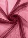Crystal Organza Nylon Polyester Fabric - Sheer, Lightweight, 59/60" Width (1 Yard)