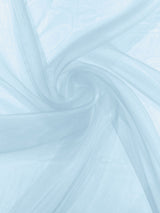 Crystal Organza Nylon Polyester Fabric - Sheer, Lightweight, 59/60" Width (1 Yard)