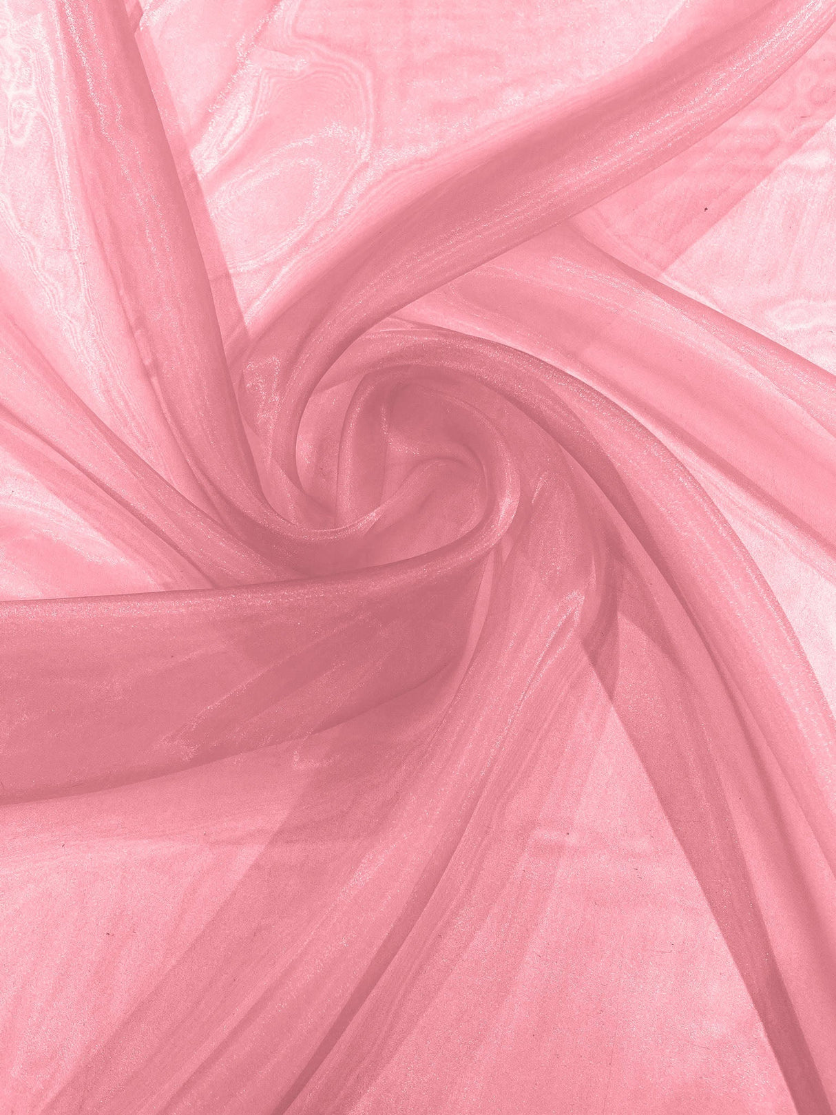 Crystal Organza Nylon Polyester Fabric - Sheer, Lightweight, 59/60" Width (1 Yard)