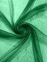 Crystal Organza Nylon Polyester Fabric - Sheer, Lightweight, 59/60" Width (1 Yard)