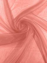 Crystal Organza Nylon Polyester Fabric - Sheer, Lightweight, 59/60" Width (1 Yard)