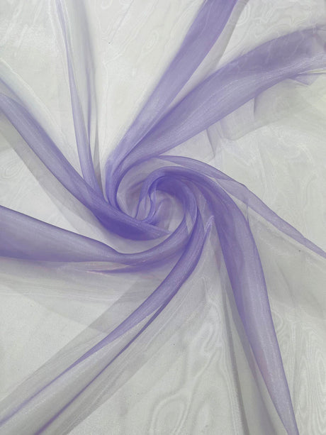 Crystal Organza Nylon Polyester Fabric - Sheer, Lightweight, 59/60" Width (1 Yard)