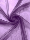 Crystal Organza Nylon Polyester Fabric - Sheer, Lightweight, 59/60" Width (1 Yard)
