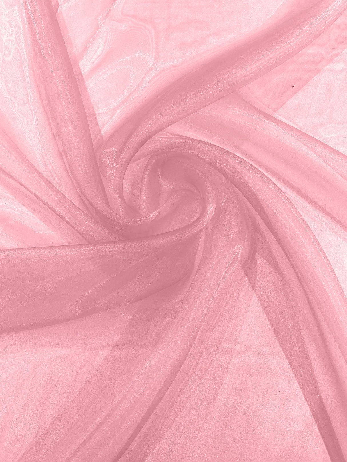 Crystal Organza Nylon Polyester Fabric - Sheer, Lightweight, 59/60" Width (1 Yard)