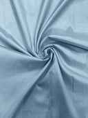 Crystal Taffeta Polyester Fabric - Black, Blush, Burgundy, Ivory, Light Blue, Lilac, Pink, Red, Royal Blue, White, 55" Width (1 Yard)