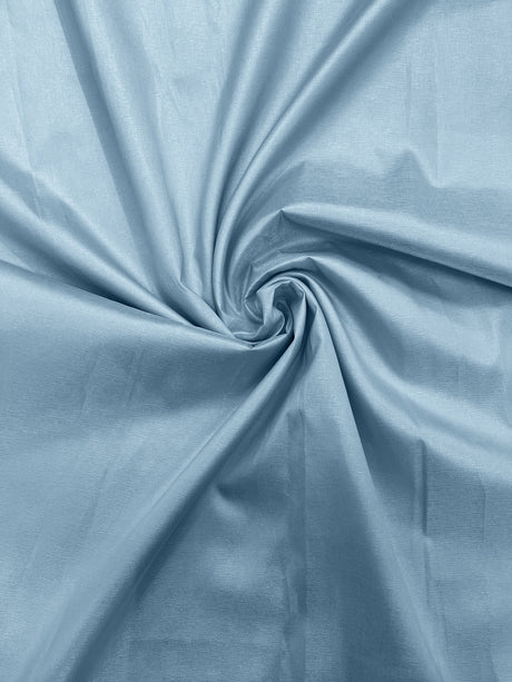 Crystal Taffeta Polyester Fabric - Black, Blush, Burgundy, Ivory, Light Blue, Lilac, Pink, Red, Royal Blue, White, 55" Width (1 Yard)