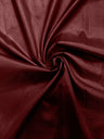 Crystal Taffeta Polyester Fabric - Black, Blush, Burgundy, Ivory, Light Blue, Lilac, Pink, Red, Royal Blue, White, 55" Width (1 Yard)