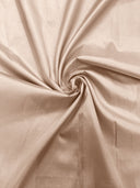 Crystal Taffeta Polyester Fabric - Black, Blush, Burgundy, Ivory, Light Blue, Lilac, Pink, Red, Royal Blue, White, 55" Width (1 Yard)