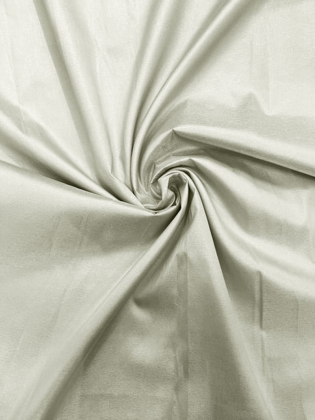 Crystal Taffeta Polyester Fabric - Black, Blush, Burgundy, Ivory, Light Blue, Lilac, Pink, Red, Royal Blue, White, 55" Width (1 Yard)