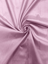 Crystal Taffeta Polyester Fabric - Black, Blush, Burgundy, Ivory, Light Blue, Lilac, Pink, Red, Royal Blue, White, 55" Width (1 Yard)