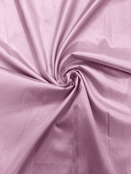 Crystal Taffeta Polyester Fabric - Black, Blush, Burgundy, Ivory, Light Blue, Lilac, Pink, Red, Royal Blue, White, 55" Width (1 Yard)