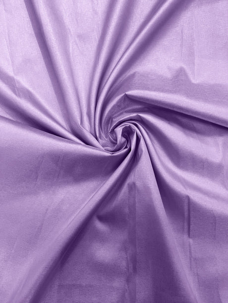 Crystal Taffeta Polyester Fabric - Black, Blush, Burgundy, Ivory, Light Blue, Lilac, Pink, Red, Royal Blue, White, 55" Width (1 Yard)