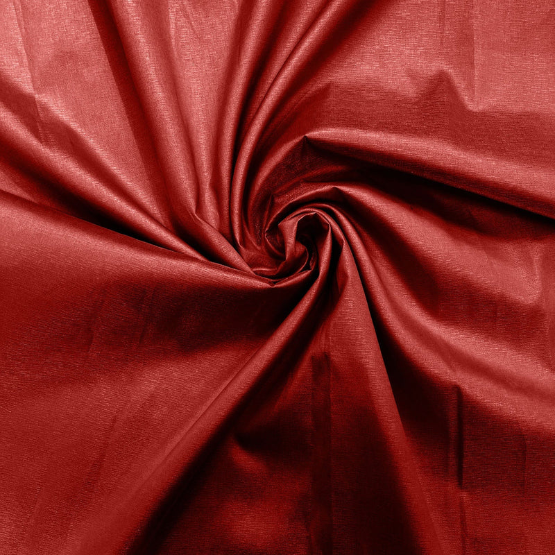 Crystal Taffeta Polyester Fabric - Black, Blush, Burgundy, Ivory, Light Blue, Lilac, Pink, Red, Royal Blue, White, 55" Width (1 Yard)