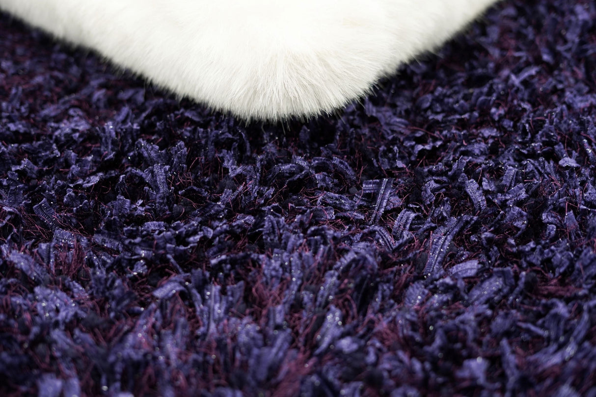 Hand-Tufted Luxe Shag Plush Rug Shag Rugs - Multicolored Plush Shag, 3" Pile (2' X 3')
