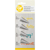 Wilton Writing and Decorating Tip Set – 4 Piece