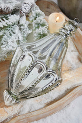 12 Inch Cathedral Antique Mercury Glass Christmas Ornament Vintage Luxury Holiday Decor Statement Piece