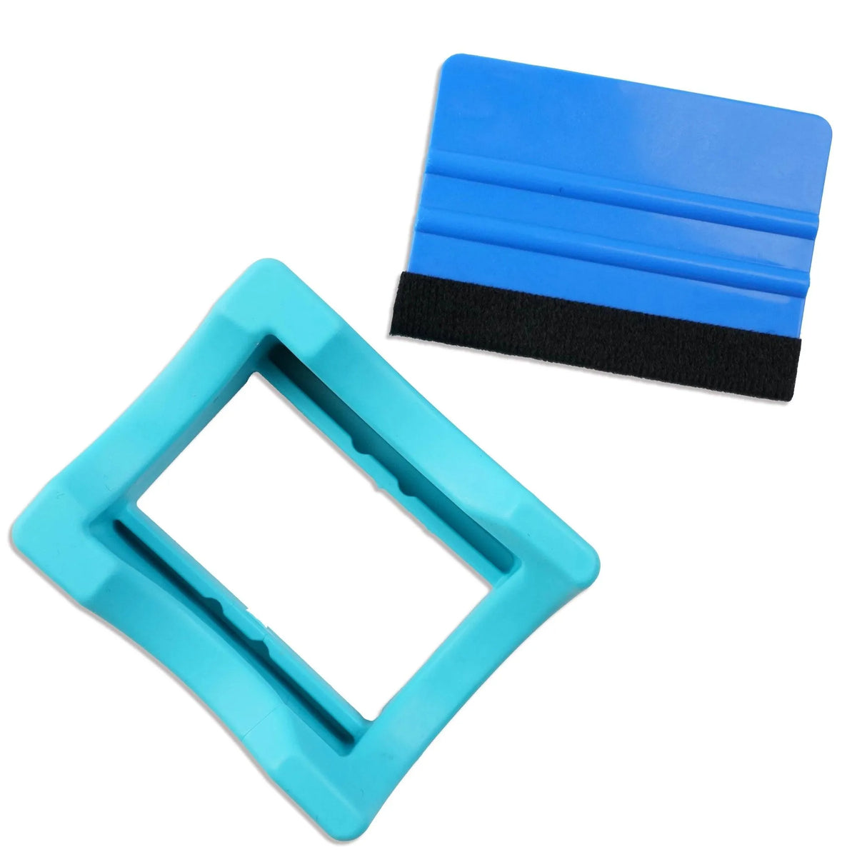 Cup Cradle & Felt Squeegee Set - Blue
