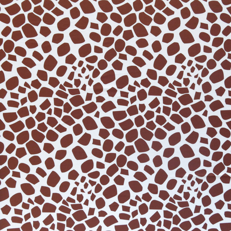 Swim Knit Poly Spandex Giraffe Print 22" Remnant
