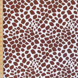 Swim Knit Poly Spandex Giraffe Print 22" Remnant