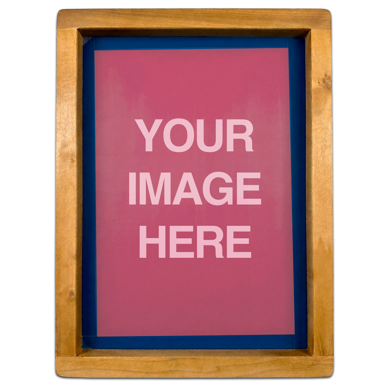 Custom Pre-Burned Screen Printing Frame - Commercial Grade, 8 X 10" (1 Unit)