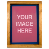 Custom Pre-Burned Screen Printing Frame - Commercial Grade, 8 X 10" (1 Unit)