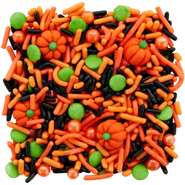 Wilton Halloween Pumpkin Sprinkles Mix, 3.63 oz. Potion Bottle