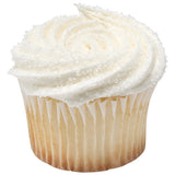 DecoPac White Sanding Sugar Sprinkles 33 oz. handheld container