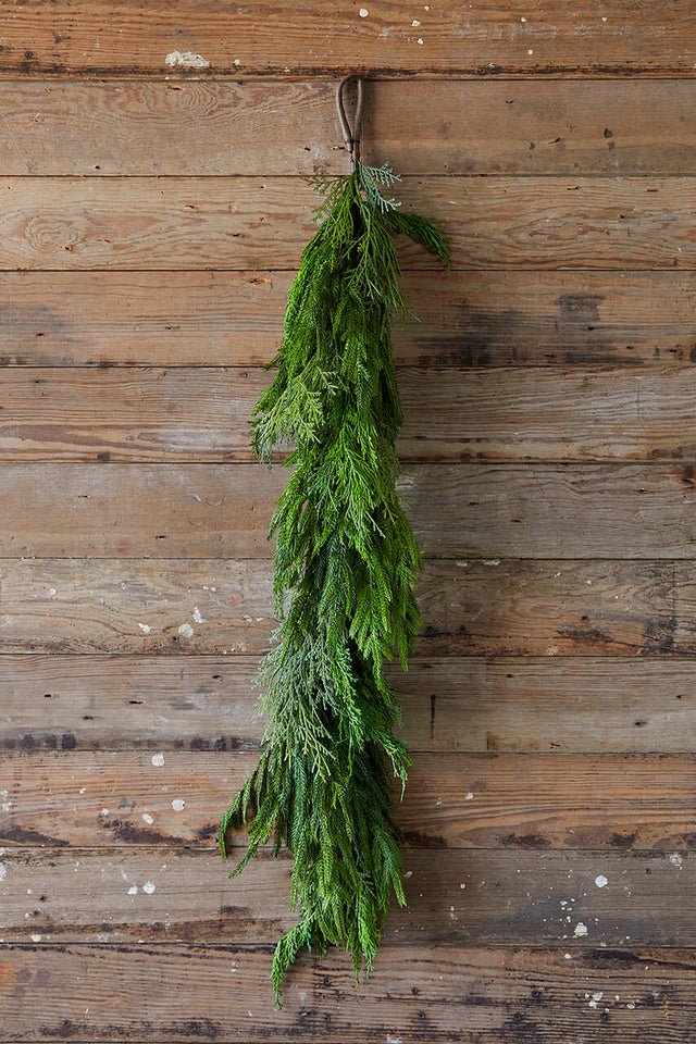 48” Cyprus/ Norfolk Pine Garland
