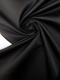 Polyester Rep Weave Suiting Fabric Black