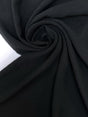 Black Polyester Crepe