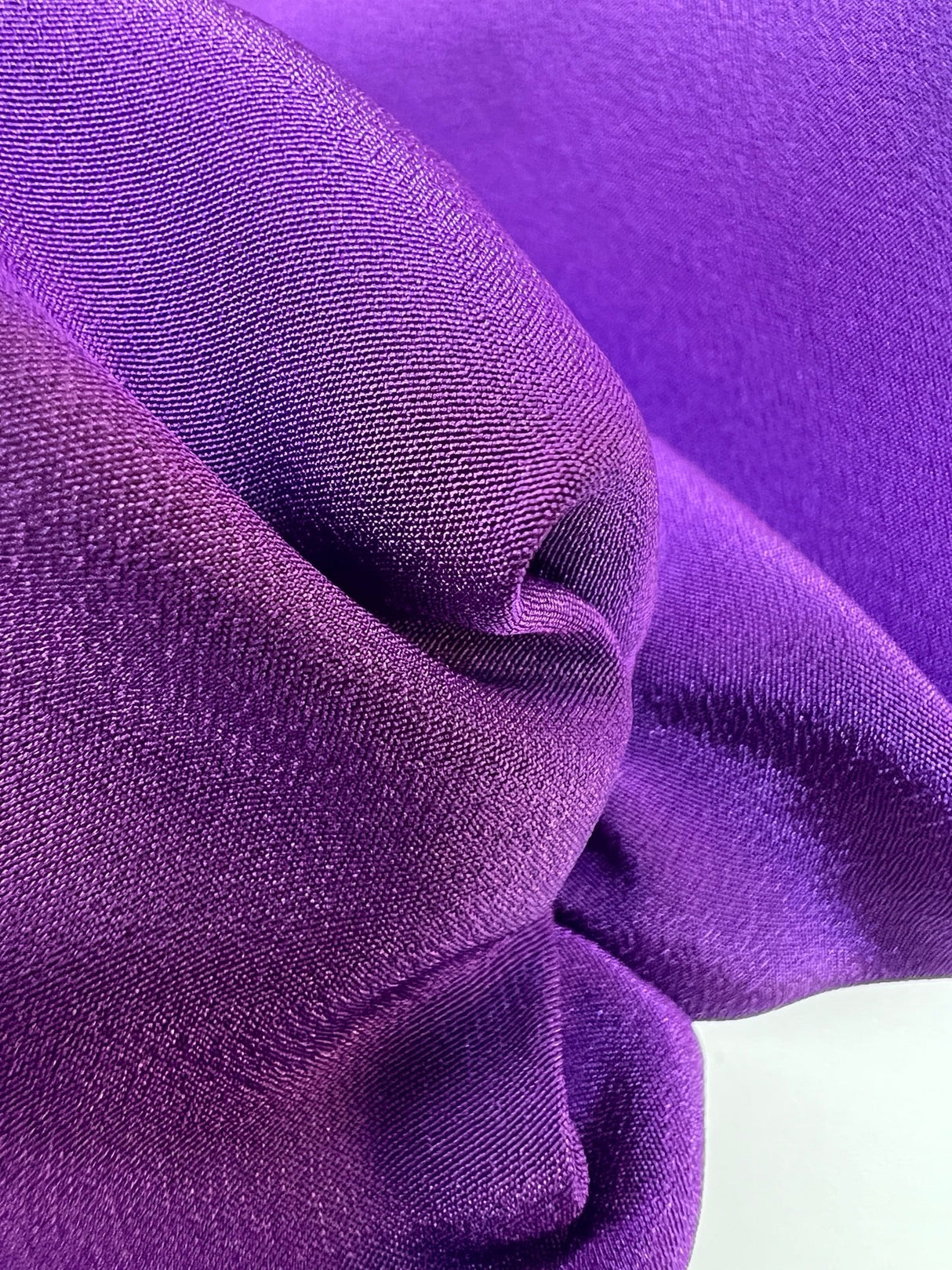 Purple Polyamide Crepe