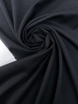 Blue Wool Stretch Fabric