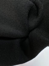 Wool Blend Drape Black