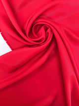 Red Ribbed Viscose Woven