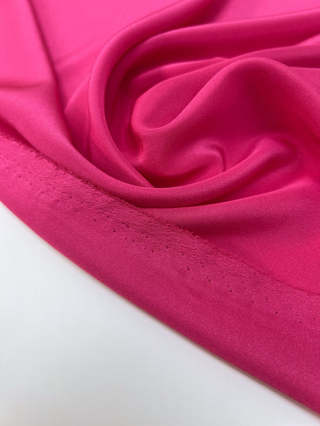 Pink Crepe Polyester Fabric
