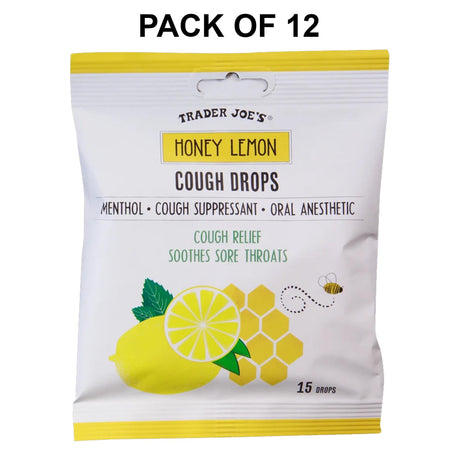 Trader Joe’s Honey Lemon Cough Drops | 15 Each