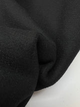 Wool Double Weave Tweed Black