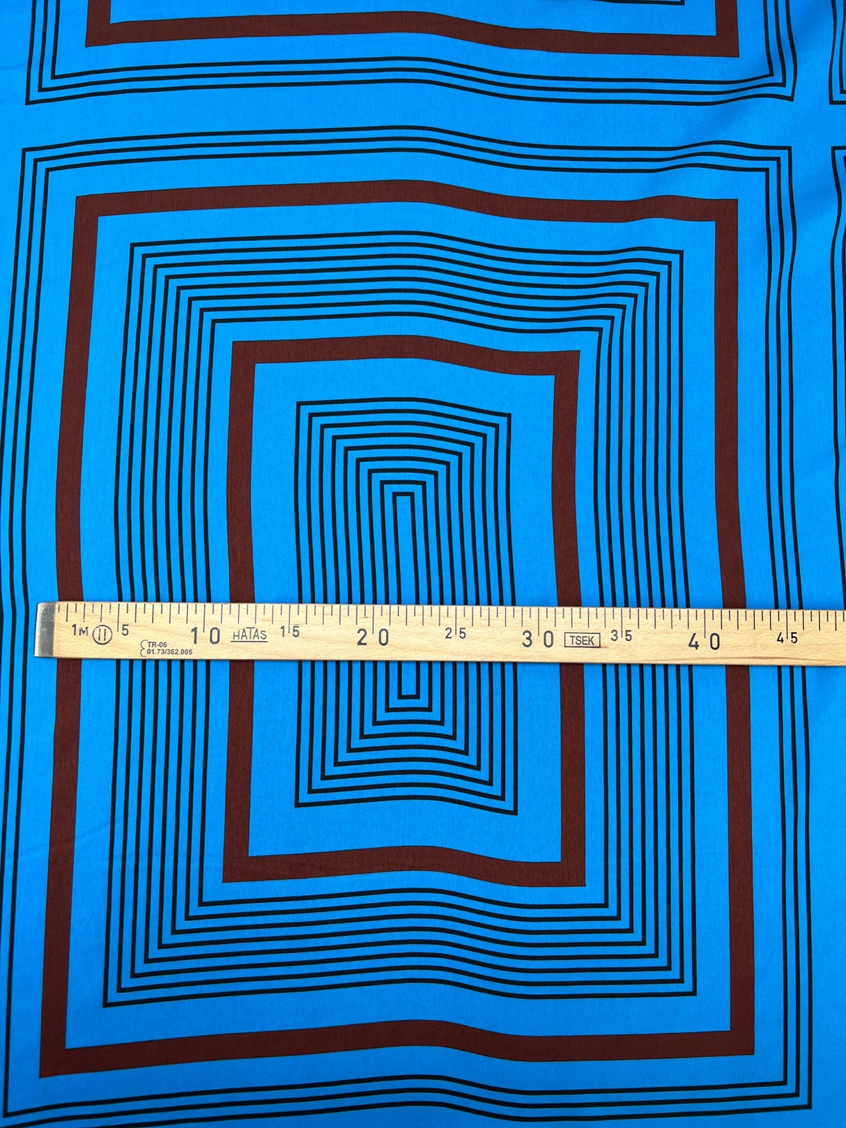 Polyester Sateen Printed Blue