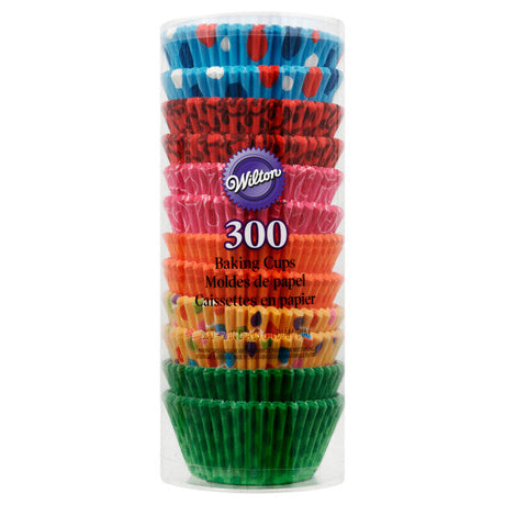 Wilton Seasonal Cupcake Liners – Assorted Designs, 300 Count