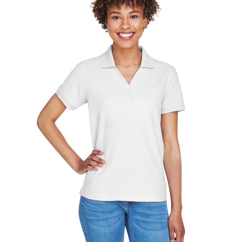 Ladies' Pima Piqué Y-Collar Polo