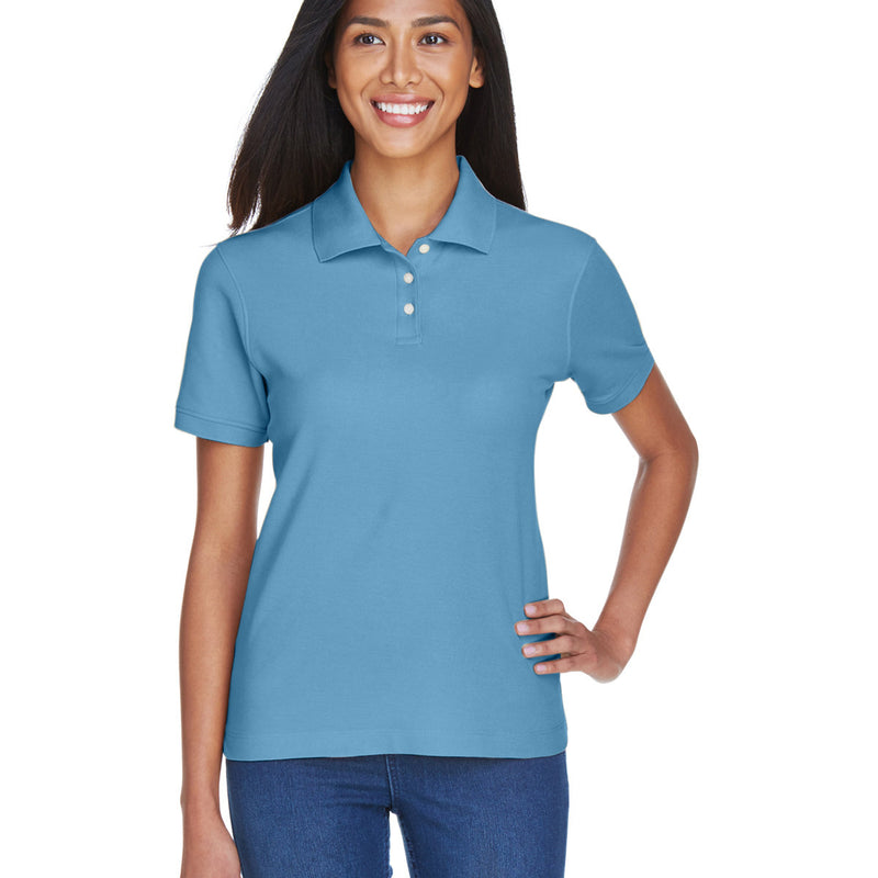Ladies' Pima Piqué Short-Sleeve Polo