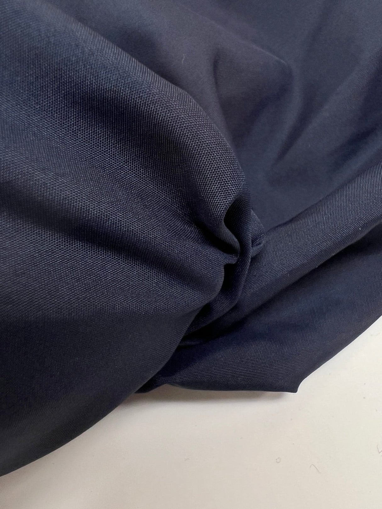 Silk Polyamide Plain Blue Lightweight