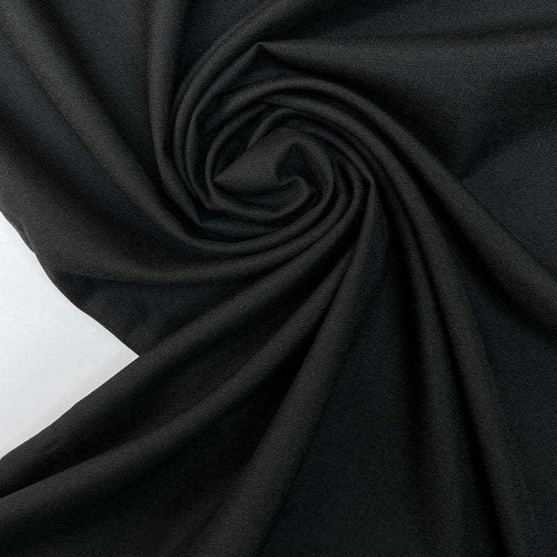 Wool Suiting Fabric Black