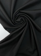 Wool Suiting Fabric Black