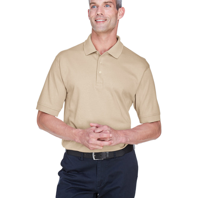 Men's Solid Perfect Pima Interlock Polo