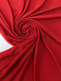 Red Terry Cloth Knitted Fabric
