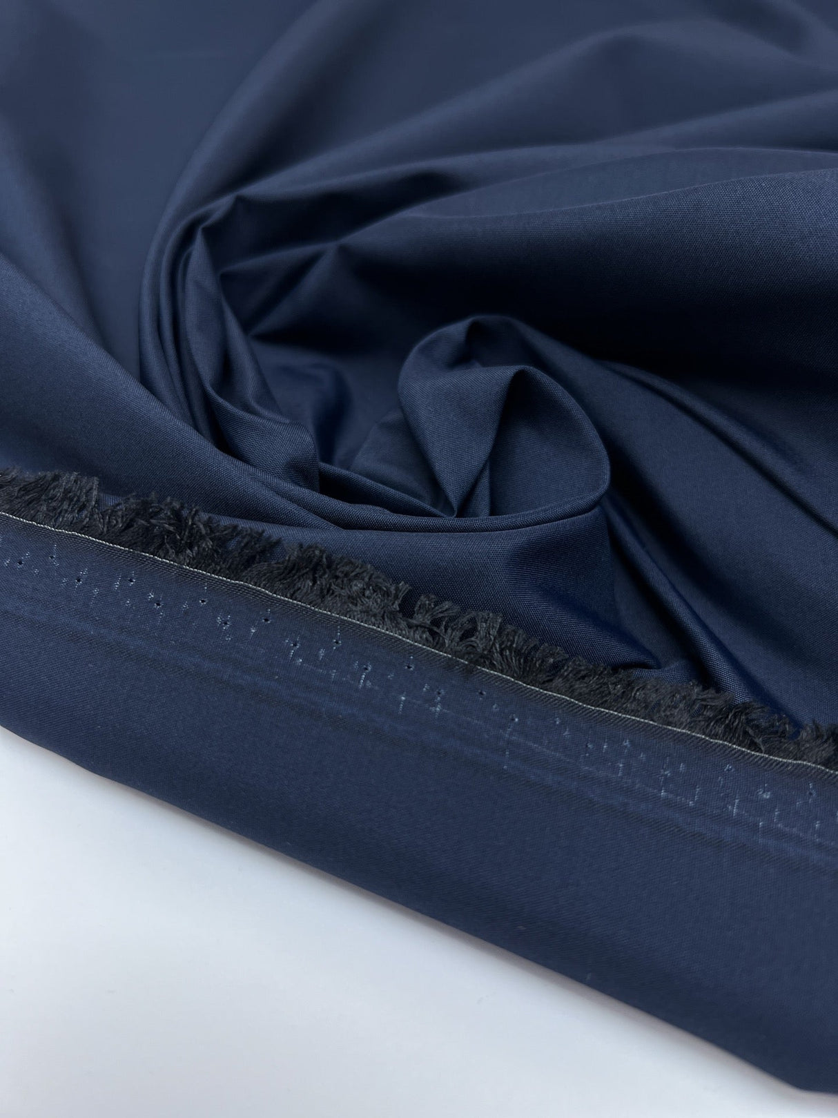 Silk Polyamide Plain Blue Lightweight