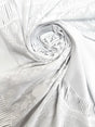 Polyamide Elastane Knitted Fabric White Panel Print