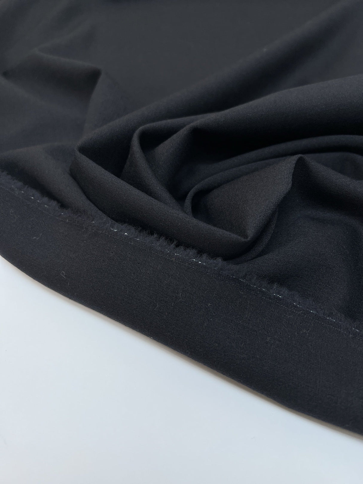 Blue Wool Stretch Fabric